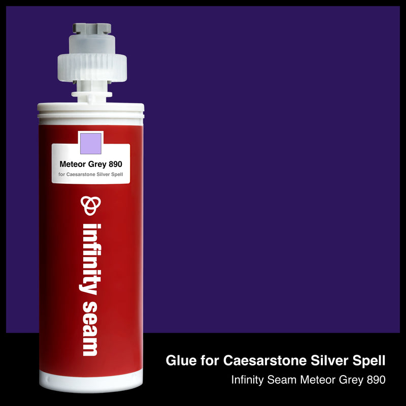 Glue color for Caesarstone Silver Spell quartz with glue cartridge
