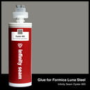 Glue color for Formica Luna Steel solid surface with glue cartridge