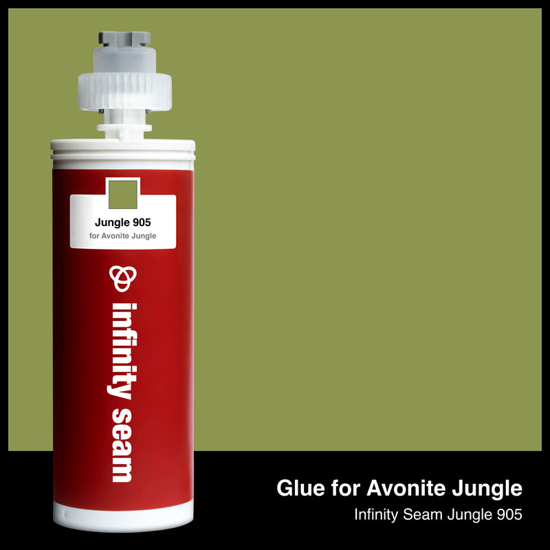 Glue color for Avonite Jungle solid surface with glue cartridge