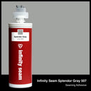 Infinity Seam Splendor Gray 507 cartridge and glue color
