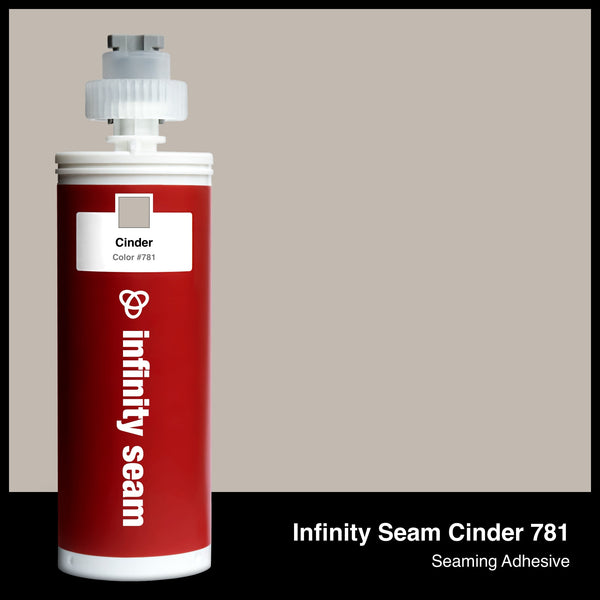 Infinity Seam Cinder 781 cartridge and glue color