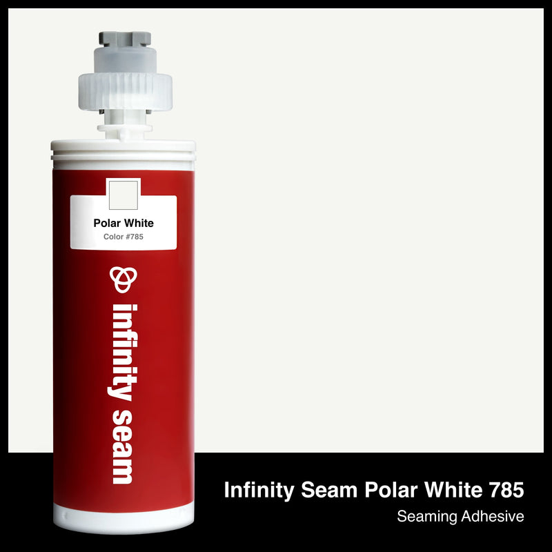 Infinity Seam Polar White 785 cartridge and glue color